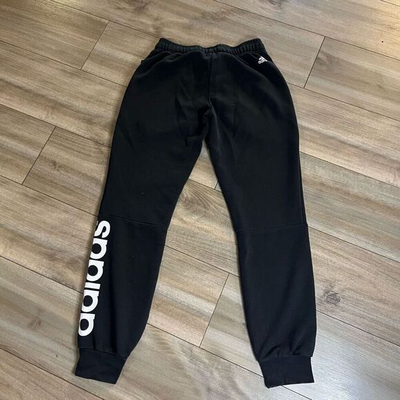 Adidas Black Athletic Joggers Sweatpants Men Small Bin I-9 - Picture 5 of 5
